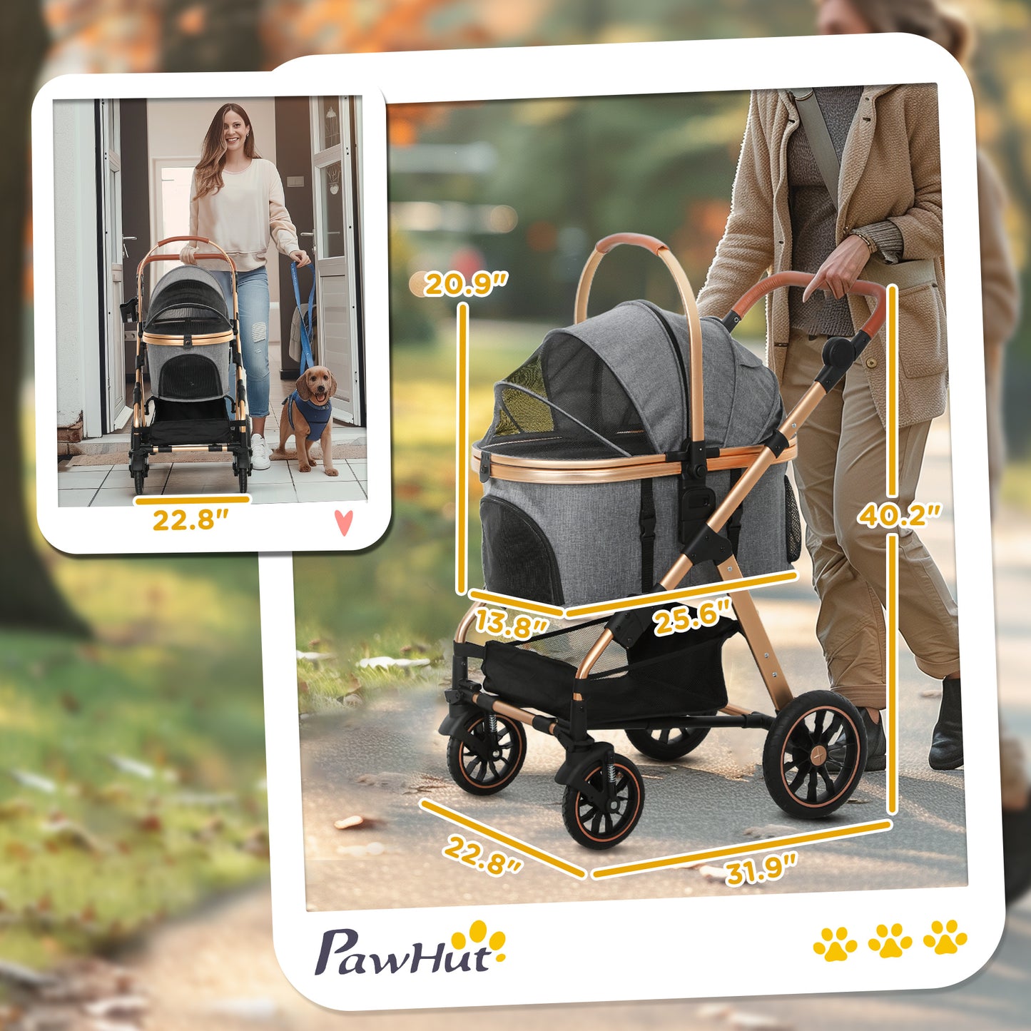 3 In 1 Pet Stroller