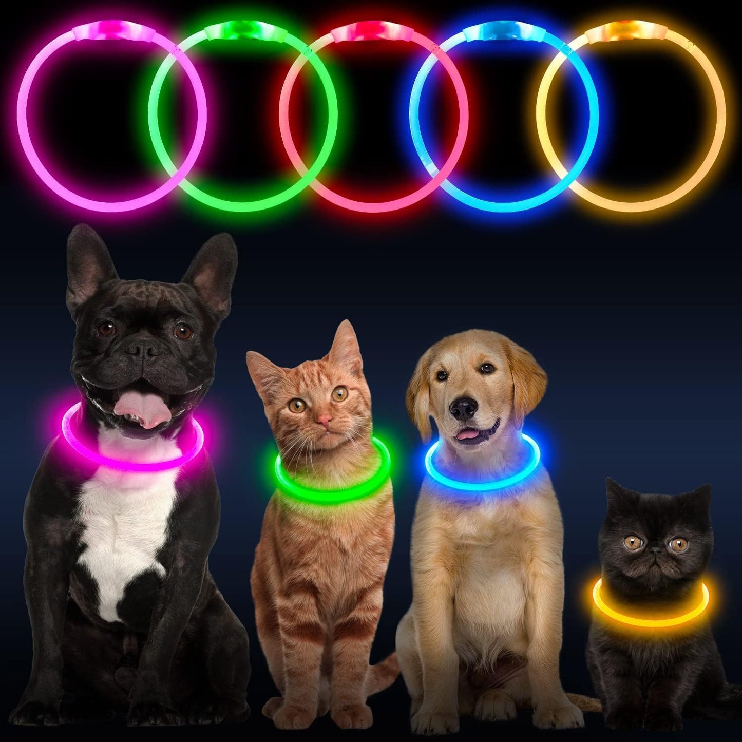 LED Glowing Pet Collars