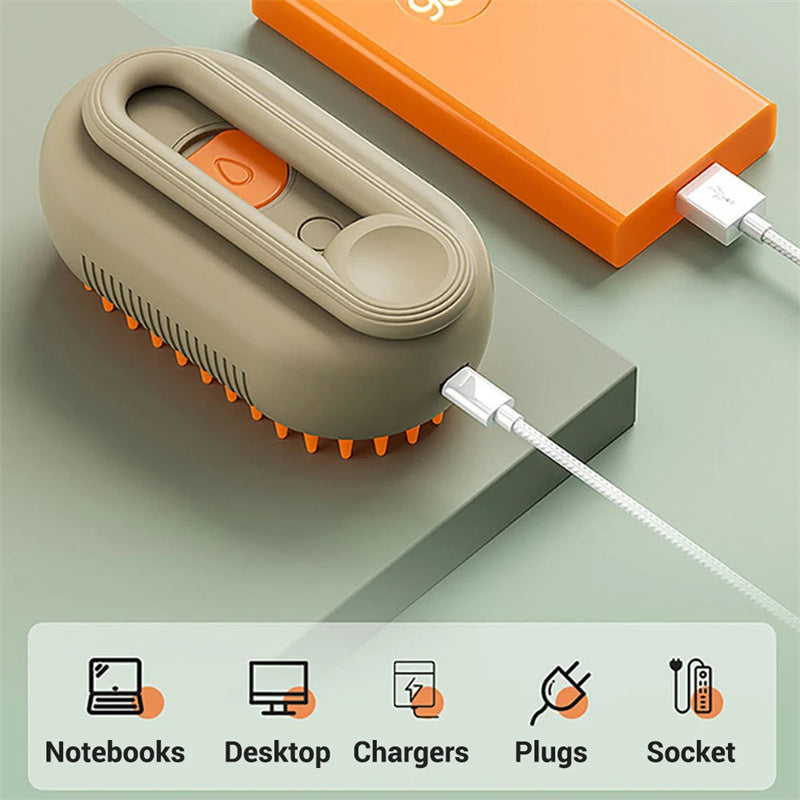 3 In 1 Electric Spray Hair Brush